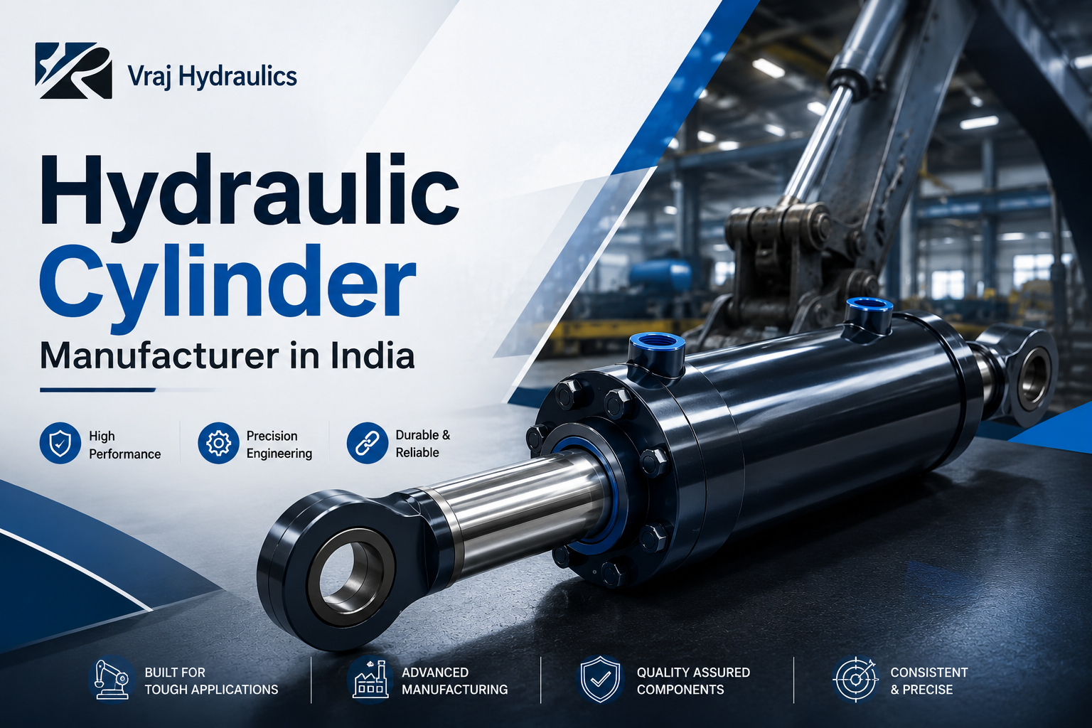 Hydraulic Cylinder Manufacturer in India – Vraj Hydraulics